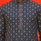 Embroidered Kurta Pyjama Set For Men ( JOKP P 5127 Peacock )