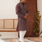 Embroidered Kurta Pyjama Set For Men ( JOKP P 5127Purple )