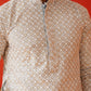 Sequins & Embroidered Kurta Pyjama Set For Men ( JOKP P 5128Grey )