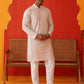 Sequins & Embroidered Kurta Pyjama Set For Men ( JOKP P 5128Pink )