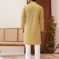 Viscose Embroidered Kurta Pajama Set For Men ( JOKP P 5129Lemon )