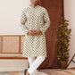 Viscose Embroidered Kurta Pajama Set For Men ( JOKP P 5129Yellow )