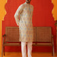 Embroidered Staight Kurta Pajama Set For Men ( JOKP P 5130Sky )