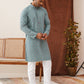 Embroidered Staight Kurta Set For Men ( JOKP P 5135Blue )