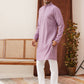 Embroidered Staight Kurta Set For Men ( JOKP P 5135Purple )