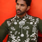Embroidered Straight Kurtas ( KO 5137 Olive )