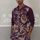 Floral Embroidered and Sequins Kurta Set (JOKP P 5138 Purple ) [FF] [L-7-8]