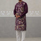 Floral Embroidered and Sequins Kurta Set (JOKP P 5138 Purple ) [FF] [L-7-8]