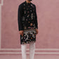 Floral Embroidered and Sequins Kurta Set (JOKP P 5140 Black ) [FF] [D-5-6 & C5-6]