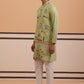 Floral Embroidered and Sequins Kurta Set ( JOKP P 5140 P 5140Pista ) [FF] [D-5-6 & C5-6]