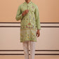 Floral Embroidered and Sequins Kurta Set ( JOKP P 5140 P 5140Pista ) [FF] [D-5-6 & C5-6]