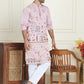 Floral Embroidered and Sequins Kurta Set ( JOKP P 5140 Purple )
