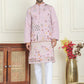 Floral Embroidered and Sequins Kurta Set ( JOKP P 5140 Purple )