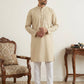 Solid Cotton Kurta Set for Men ( JOKP 5144Beige )