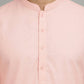 Solid Cotton Kurta Set for Men (JOKP 5144 Pink )