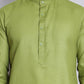 Solid Cotton Kurta Set for Men ( JOKP 5144Olive )