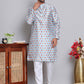 Digital Printed Straight Kurta Set For Men ( JOKP 5148Blue )