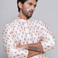 Digital Printed Straight Kurta Set For Men ( JOKP 5148Cream )