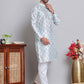 Digital Printed Straight Kurta Set For Men ( JOKP 5148Firozi )