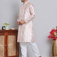 Digital Printed Straight Kurta Set For Men ( JOKP 5148Golden )
