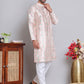 Digital Printed Straight Kurta Set For Men ( JOKP 5148Golden )