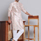Digital Printed Straight Kurta Set For Men ( JOKP 5148Golden )