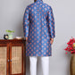 Digital Printed Straight Kurta Set For Men ( JOKP 5148Peacock )