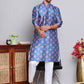 Digital Printed Straight Kurta Set For Men ( JOKP 5148Peacock )