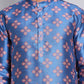 Digital Printed Straight Kurta Set For Men ( JOKP 5148Peacock )