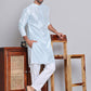 Digital Printed Straight Kurta Set For Men ( JOKP 5148Sky )