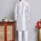 Digital Printed Straight Kurta Set For Men ( JOKP 5148White )