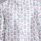 Digital Printed Straight Kurta Set For Men ( JOKP 5148White )