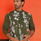 Embroidered Straight Kurta Pyjama Set ( JOKP P 5150 Olive )