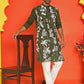 Embroidered Straight Kurta Pyjama Set ( JOKP P 5150 Olive )