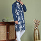 Embroidered Straight Kurta Pyjama Set ( JOKP 5150Peacock )