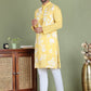 Embroidered Straight Kurta Pyjama Set ( JOKP 5150Yellow )
