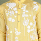 Embroidered Straight Kurta Pyjama Set ( JOKP 5150Yellow )