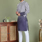 Striped Kurta Pyjama Set For Men ( JOKP 5152Charcoal )