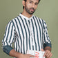 Striped Kurta Pyjama Set For Men ( JOKP 5152Teal )