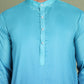 Sequins and Ombre Design Kurta Pyjama Set For Men ( JOKP 5154Blue )