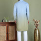 Sequins and Ombre Design Kurta Pyjama Set For Men ( JOKP 5154Firozi )