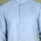 Sequins and Ombre Design Kurta Pyjama Set For Men ( JOKP 5154Firozi )