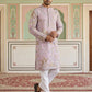 Floral Embroidered Straight Kurta Set ( JOKP P 5156Purple ) [FF] [H-11-12]
