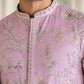 Floral Embroidered Straight Kurta Set ( JOKP P 5156Purple ) [FF] [H-11-12]
