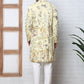 Floral Embroidered Straight Kurta Set (JOKP P 5156 Yellow ) [FF] [H-11-12]