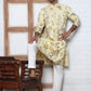 Floral Embroidered Straight Kurta Set (JOKP P 5156 Yellow ) [FF] [H-11-12]