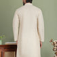 Chikankari Pure Cotton Kurtas ( ko 5158Cream ) [FF] [N-1]