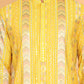 Embroidered and Sequins Kurta Pyjama Set for Men ( JOKP P 5161 Yellow )
