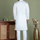 Embroidered and Sequins Kurta Set ( JOKP 5162White )