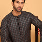Embroidered and Sequins Viscose Rayon Kurta Set For Men ( JOKP P 5173 Blue )